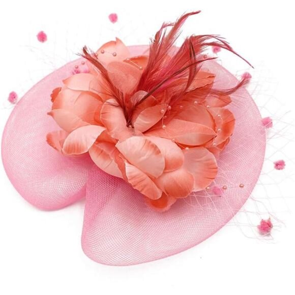 Accessories - Fascinators Hat for Women Tea Party Headpiece Wedding Cocktail Flower